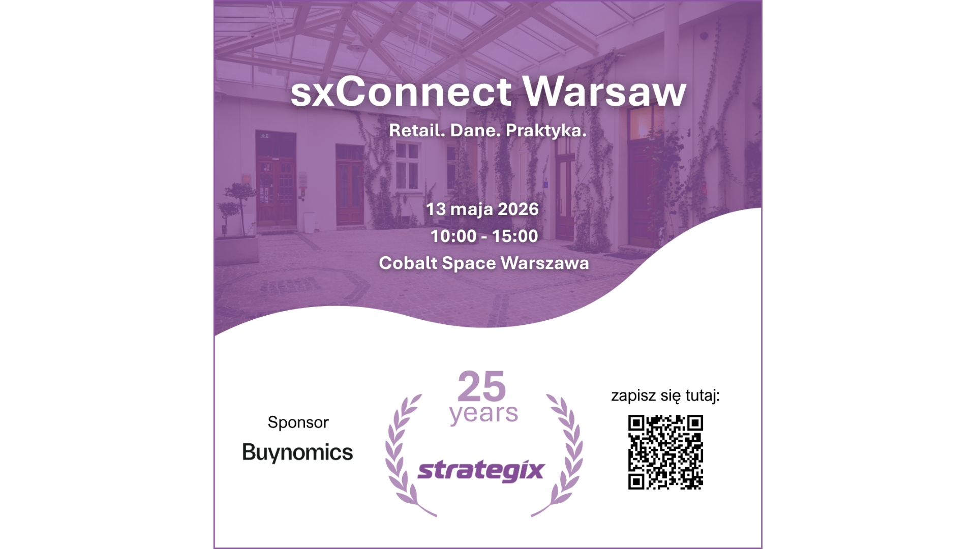 Tim Rota Strategix sxConnect Warsaw - 13 maja 2026 r. - Strategix